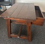 Antieke Spaanse Betaaltafel van Eikenhout, Ophalen, Gebruikt, Eikenhout, Tot twee personen