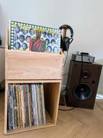 Massief houten platenkist | Sam & Dave, Ophalen of Verzenden, Nieuw, Audio