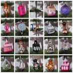 Oude antiek vintage kerstballen boertje, Diversen, Kerst, Ophalen of Verzenden, H, H, H