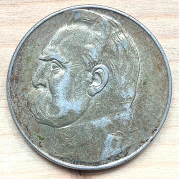 Polen 10 Zlotych 1936 Pilsudski zilver beschikbaar voor biedingen