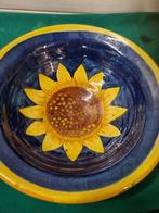 schaal met zonnebloem martin latio groot, Ophalen of Verzenden, 'T Olde Gre-j, Info@toldegrej.nl, Endepoelstraat 20f Didam