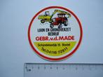 sticker oud Boxtel Gebr VD MADE grondverzet loonbedrijf agri, Verzamelen, Stickers, Verzenden, Zo goed als nieuw, Bedrijf of Vereniging