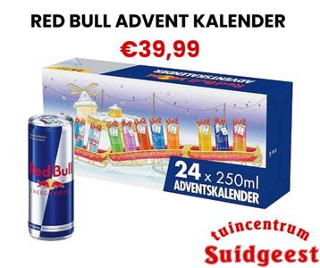 Red Bull Advent Calender beschikbaar voor biedingen