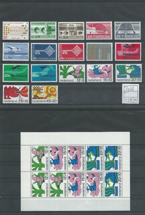 Nederland, Complete Jaargang 1968, Postfris., Postzegels en Munten, Postzegels | Nederland, Postfris, Na 1940, Verzenden