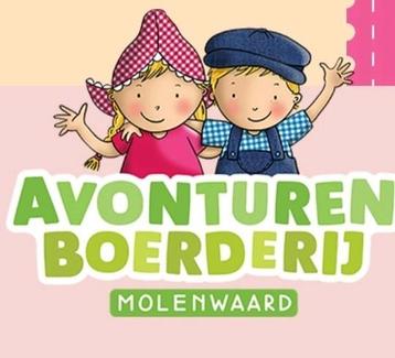 50% korting avonturen boerderij Molenwaard Fien&Teun beschikbaar voor biedingen