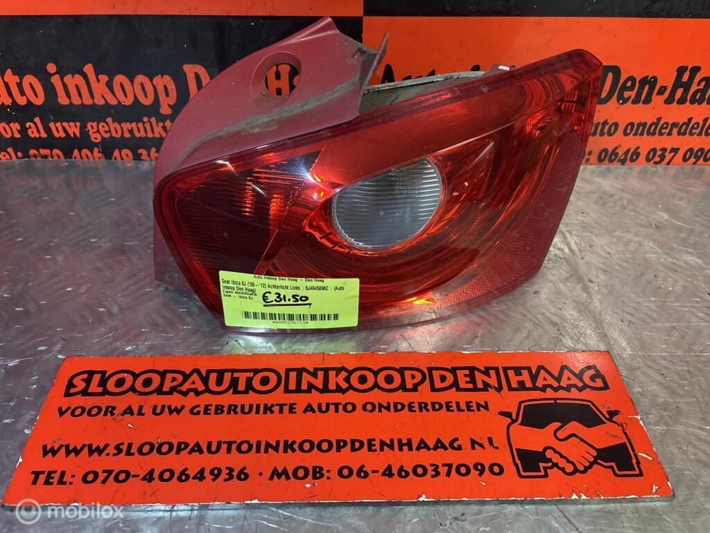 Seat Ibiza 6J ('08-'12) Achterlicht Rechts | 6J4945096C |, Auto-onderdelen, Verlichting, Audi, Gebruikt, Audi, Ophalen of Verzenden