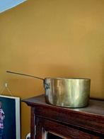 Koperen antieke steelpan, Ophalen of Verzenden