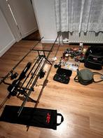 Karper set, Watersport en Boten, Hengelsport | Karpervissen, Ophalen of Verzenden, Zo goed als nieuw, Complete set