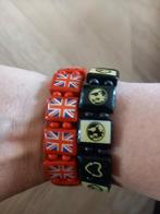 Armband engeland 2x hout, Ophalen of Verzenden, Gebruikt