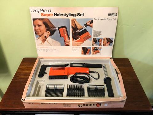 Lady Braun Super Hairstyling-Set Vintage Compleet retro, Sieraden, Tassen en Uiterlijk, Uiterlijk | Haarverzorging, Zo goed als nieuw