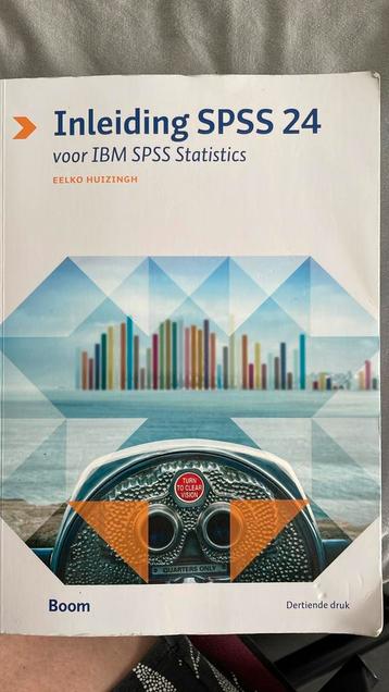 Inleiding SPSS 24, voor IBM SPSS Statistics beschikbaar voor biedingen