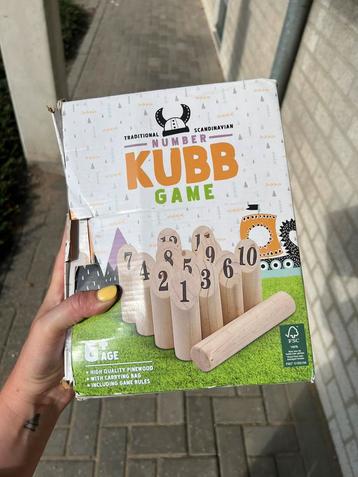 Number Kubb spel beschikbaar voor biedingen