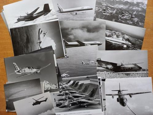 Verzameling persfoto’s verkeersvliegtuigen, straaljagers etc, Verzamelen, Luchtvaart en Vliegtuigspotten, Nieuw, Kaart, Foto of Prent