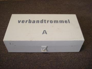 vintage Verbandtrommel  A    1e Hulp   Compleet   beschikbaar voor biedingen