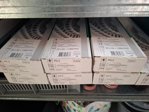 gipsschroeven 8 dozen op strip, Doe-het-zelf en Verbouw, IJzerwaren en Bevestigingsmiddelen, Nieuw, Overige typen, Ophalen of Verzenden