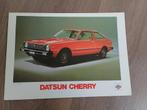 Datsun Cherry autofolder, Boeken, Auto's | Folders en Tijdschriften, Ophalen of Verzenden, Nieuw, Nissan