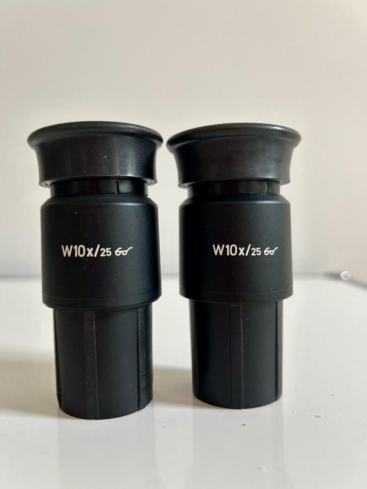 Zeiss  microscoop oculairs  W 10x25, Audio, Tv en Foto, Optische apparatuur | Microscopen, Zo goed als nieuw, Ophalen of Verzenden