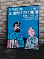 Kuifje kapitein Haddock affiche poster tentoonstelling 1993, Ophalen, Kuifje, Gebruikt, Plaatje, Poster of Sticker