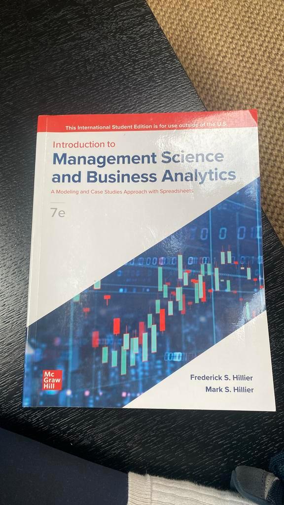 management scienxe and business analytics, Boeken, Informatica en Computer, Gelezen, Overige onderwerpen, Ophalen of Verzenden