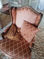 Antieke mooie gerestaureerde vleugel fauteuil, Huis en Inrichting, Fauteuils, Ophalen, Hout, Gebruikt, Klassiek