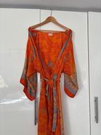 Zijde kimono in prachtige kleuren, Kleding | Dames, Jurken, Ophalen of Verzenden, Onder de knie, Zo goed als nieuw