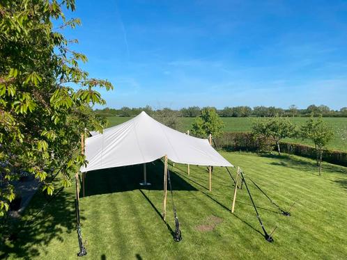 Stretchtent te huur 6 bij 10 meter, Hobby en Vrije tijd, Feestartikelen | Verhuur, Nieuw, Overige, Ophalen