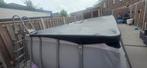 Bestway Zwembad 640x274x132cm met Warmtepomp, 200 tot 300 cm, Zo goed als nieuw, Rechthoekig, Ophalen