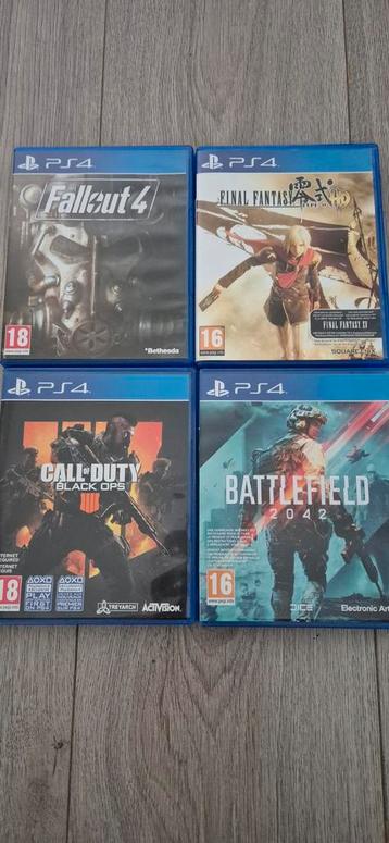  Fallout 4, Final Fantasy, Call of Duty, Battlefie beschikbaar voor biedingen