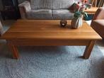 Eiken rechthoekig salontafel met twee lades in goede staat!, Ophalen, 100 tot 150 cm, Eikenhout, 50 tot 100 cm