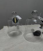 2 x Stolp Romance Riverdale transparant 19 cm hoog, Huis en Inrichting, Woonaccessoires | Stolpen, Ophalen of Verzenden, Nieuw