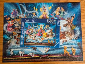 Disney puzzel 1500 stukjes van het merk Ravensburger  beschikbaar voor biedingen