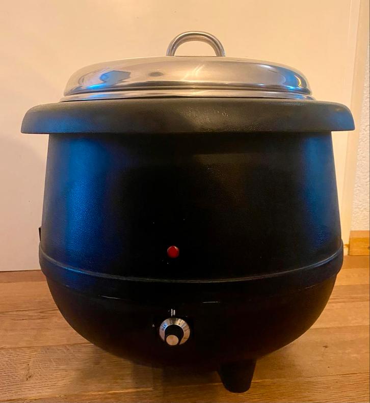 Soepketel / Warmhouder 10L + Soeplepel, Huis en Inrichting, Keuken | Potten en Pannen, Gebruikt, Ophalen of Verzenden