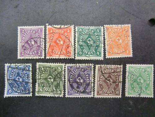 Duitse Rijk serie 224-232 Gestempeld, ( aanbieding ), Postzegels en Munten, Postzegels | Europa | Duitsland, Gestempeld, Overige periodes