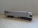 tekno daf 95 twinsteer met trailer, Hobby en Vrije tijd, Modelauto's | 1:50, Ophalen of Verzenden, Zo goed als nieuw, Bus of Vrachtwagen