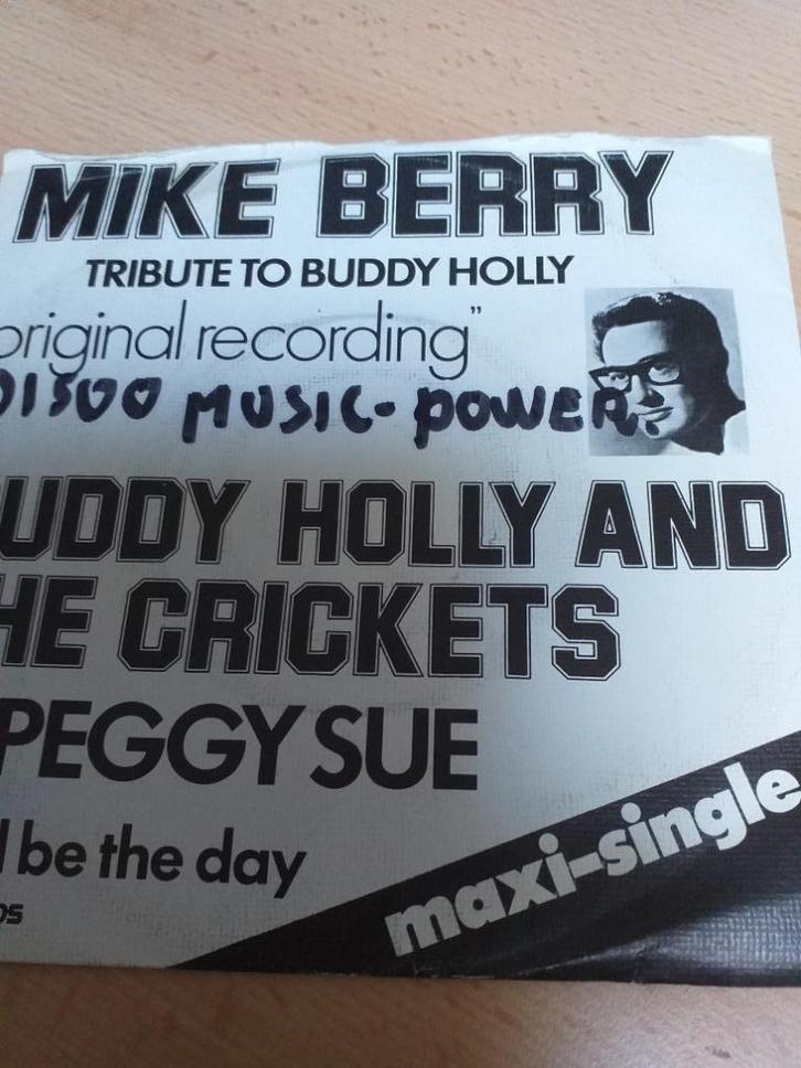 Mike Berry / Buddy Holly And The Crickets – Peggy Sue, Cd's en Dvd's, Vinyl Singles, Gebruikt, Maxi-single, Pop, 7 inch, Ophalen of Verzenden