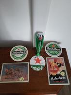 Super mooie grote HEINEKEN Taphendel en 2 bordjes, Ophalen of Verzenden, Zo goed als nieuw