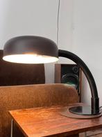 Industriele retro tafellamp bruin met zwart, Ophalen of Verzenden, Gebruikt, Metaal, Minder dan 50 cm