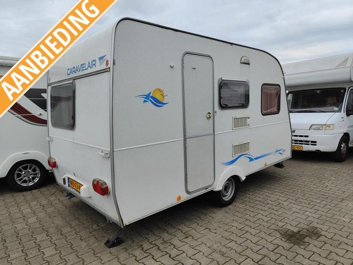 Caravelair Antarés 390 vastbed. Last-minute prijs, Caravans en Kamperen, Caravans, Bedrijf, tot en met 4, 500 - 750 kg, Treinzit