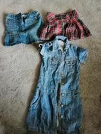 Spijkerjurk en 2 rokjes maat 128, Ophalen of Verzenden, Zo goed als nieuw, Maat 128