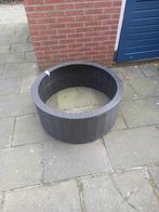 Sokkel voor fontein Wicker II zwart 150L, Tuin en Terras, Ophalen, Zo goed als nieuw, Fontein