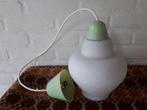 Vintage retro hanglamp glas Design Philips? Izgst jaren 60., Vintage retro jaren 50-60 glas Design Mid Century., Ophalen of Verzenden