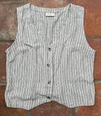 Freequent gilet met gestreept dessin maat XL, Freequent, Beige, Maat 46/48 (XL) of groter, Ophalen of Verzenden
