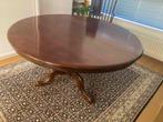 Antieke, mahoniehouten, ronde eettafel, Ophalen