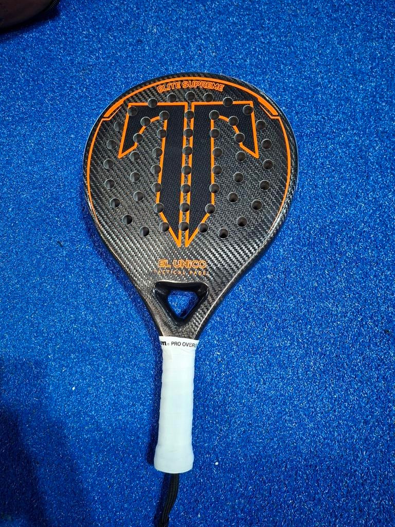 Padel racket Tactical El Unico Orange, Sport en Fitness, Padel, Ophalen of Verzenden, Gebruikt, Padelracket