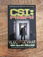 CSI: Miami - Vluchtgevaar, Ophalen of Verzenden, Zo goed als nieuw, Max Allan Collins, Tv-bewerking