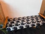 Vintage koeienhuid bank / daybed Bijenkorf, Ophalen, Gebruikt, Zwart, Eén