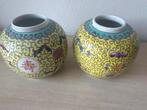 Twee Chinese Gember vazen “50, Ophalen of Verzenden
