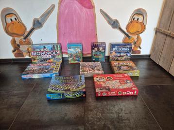 9 spellen oa monopoly  beschikbaar voor biedingen