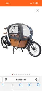 Grijze Regentent voor babboe city bakfiets, Fietsen en Brommers, Fietsen | Bakfietsen, Overige merken, Huif, Ophalen of Verzenden