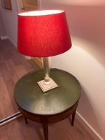 Houten antieke tafel met leer blad, Antiek en Kunst, Antiek | Meubels | Tafels, Ophalen